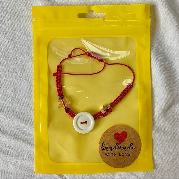 Unique Handmade Button beaded Bracelet, baby to adult - Picture 8 of 8